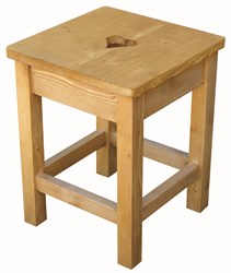 TABOURET 4 PIEDS COEUR