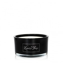 Bougie luxe ronde noire