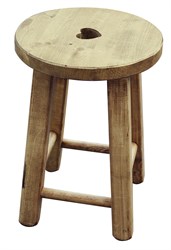 Tabouret rond Coeur